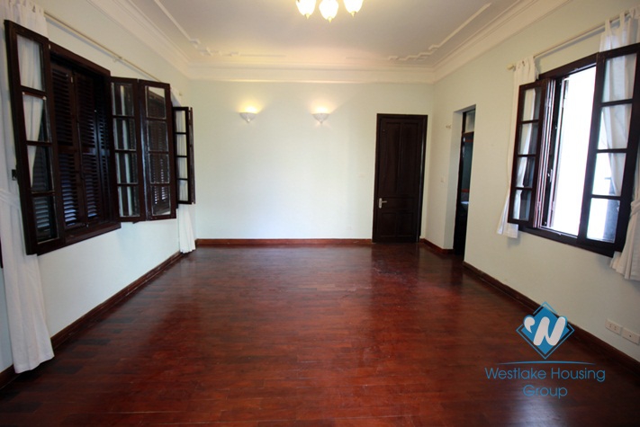 Nice french-designed house for rent near Xuan Dieu street, Tay Ho, Hanoi